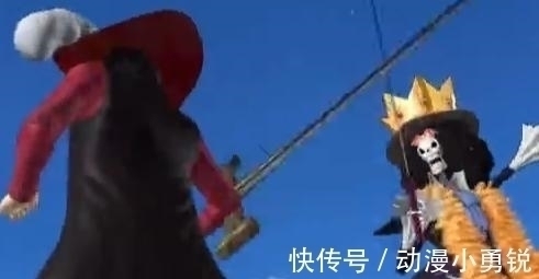 鹰眼|海贼王:布鲁克隐藏剧情,大战过鹰眼,鄙视过罗杰,打脸过红伯爵