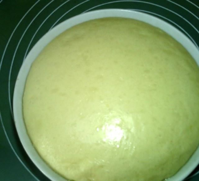 猕猴桃果酱面包,烘烤成金黄,看起来效果也还算不错