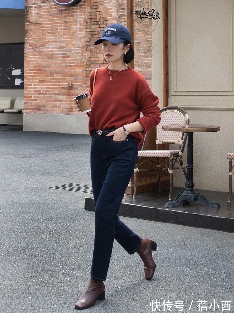 小个子 “牛仔裤”春季穿搭攻略:配毛衣、风衣都很洋气,好看的都挑好了