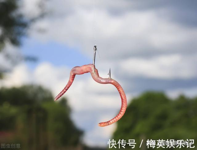 七岁小孩琢磨出的蚯蚓钓鱼绝招,竿竿中大鱼,湖边大人纷纷效仿