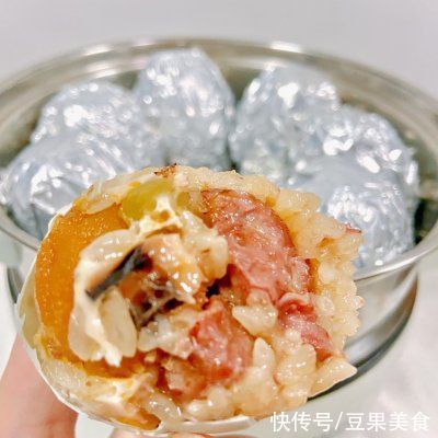 香菇|肉多多的糯米蛋