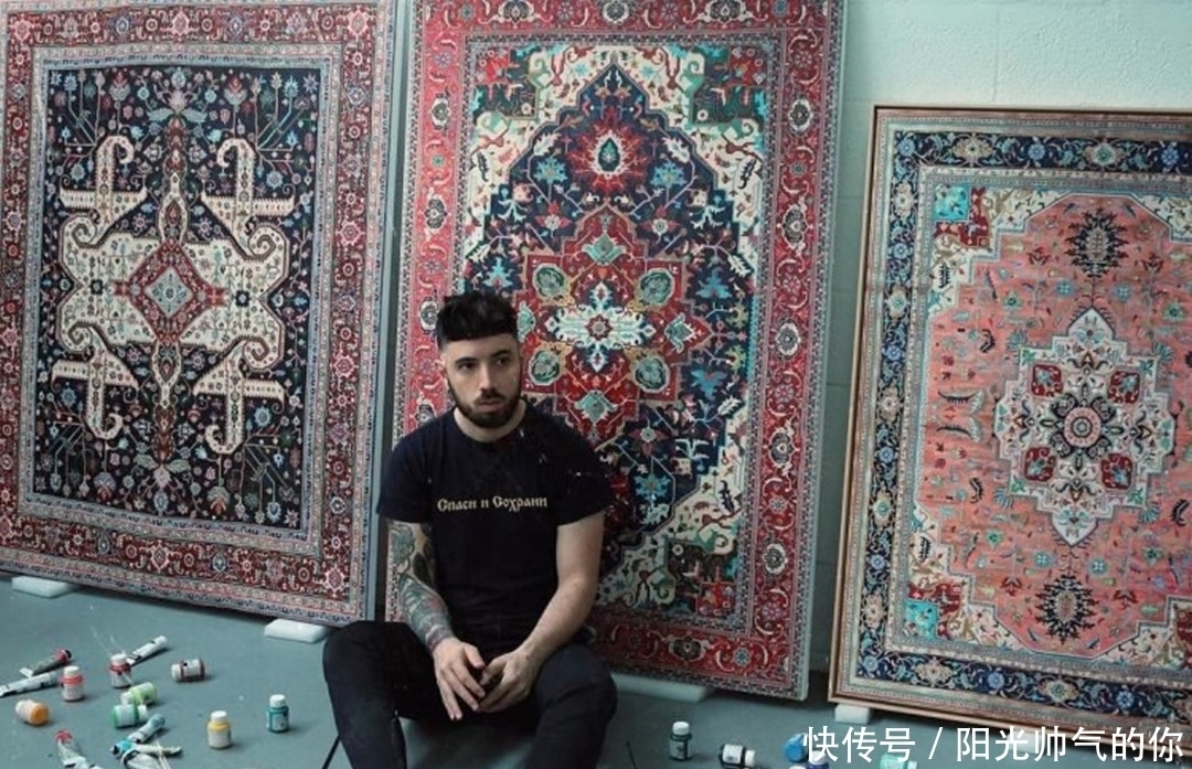 画笔|男子造地毯不用羊毛用画笔 你能分出真假吗?