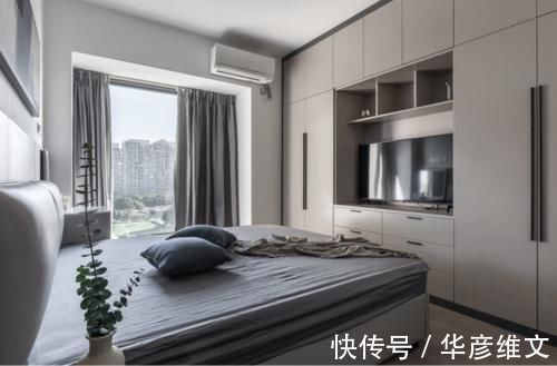 美家|103平现代风简约美家,烟灰与木色打造时尚前卫宅,大气还美观