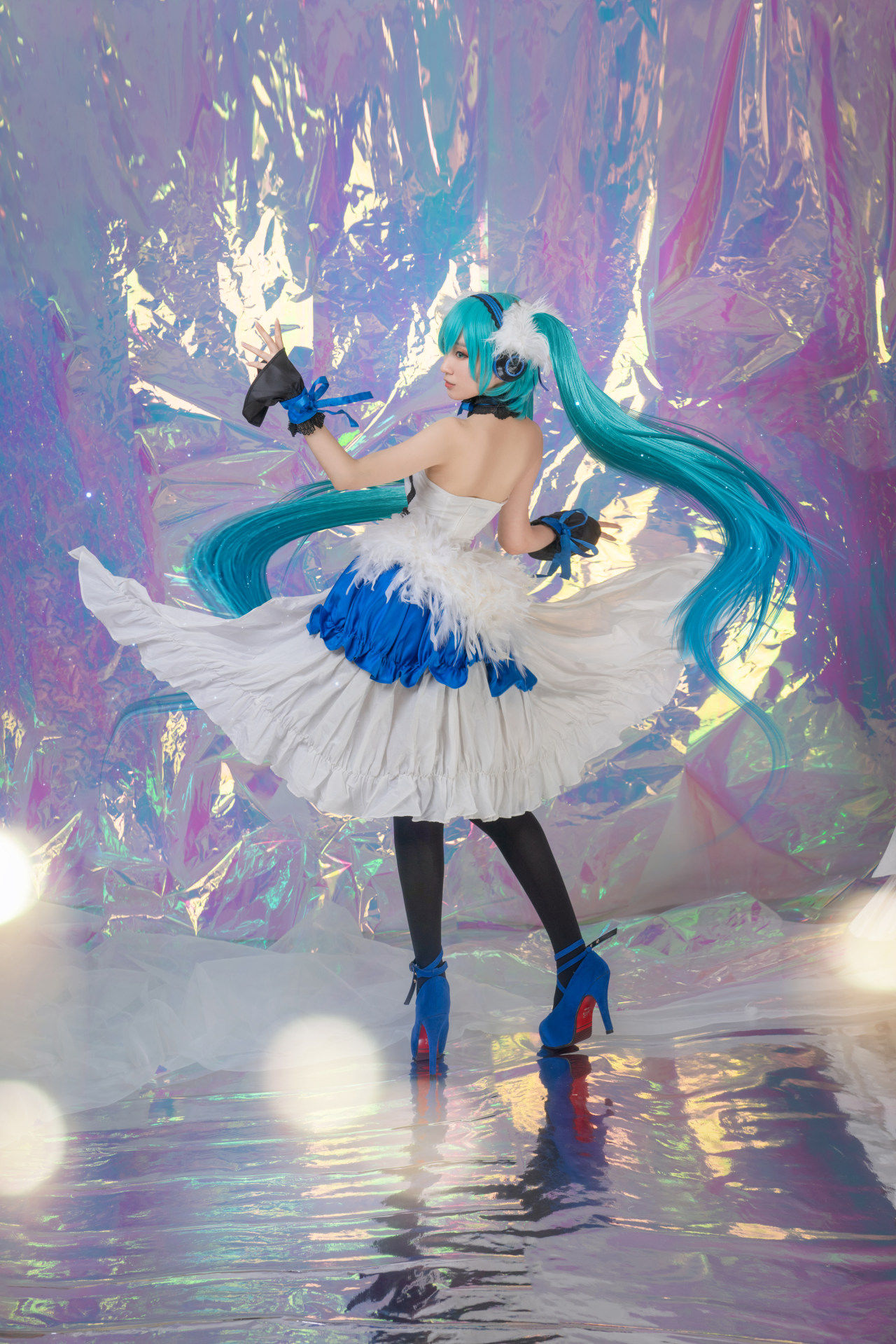 初音未来|VOCALOID初音未来第七龙神miku联动cosplay