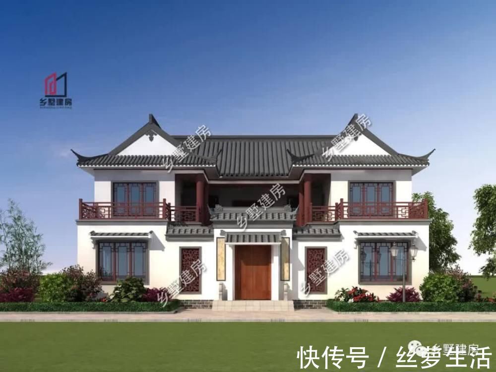 堂屋|四合别院做设计，精美实用歇山顶，回乡建一栋，光宗耀祖艳门楣