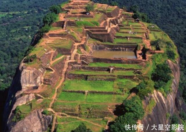 斯里兰卡一宫殿，建于200米高空1.6万平方米，堪称世界第八大奇迹