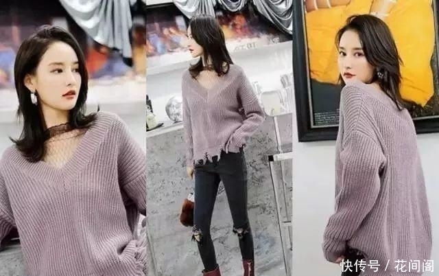 毛衣搭配阔腿裤,春季流行时髦套路,你穿上了吗?