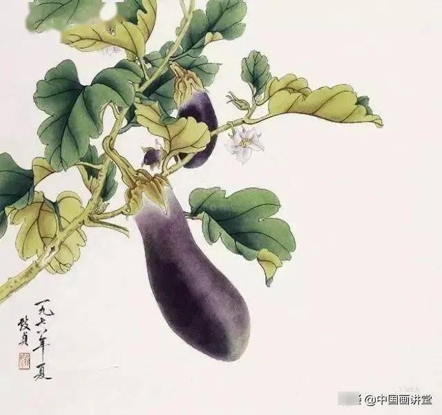  丝瓜|国画里的瓜果蔬菜，原来有如此美好的寓意