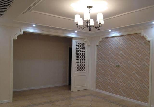 美观|刚装修完工的新房,很漂亮,电视墙美观又大气!