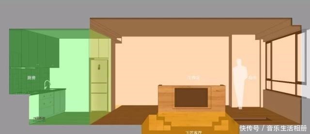 地台|60㎡小户型，地台抬高50公分后收纳能力绝了，整体效果极佳！