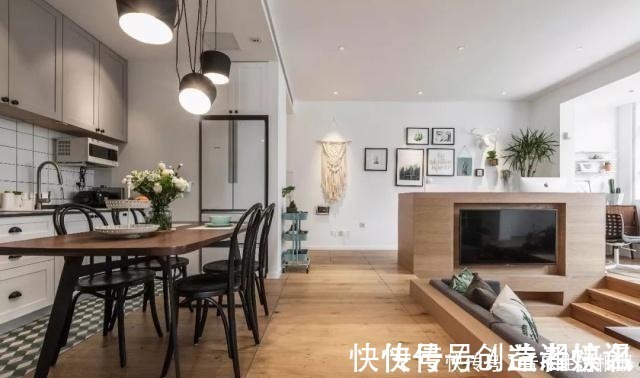 户型|60㎡小户型,地台抬高50公分后收纳能力绝了,整体效果极佳!
