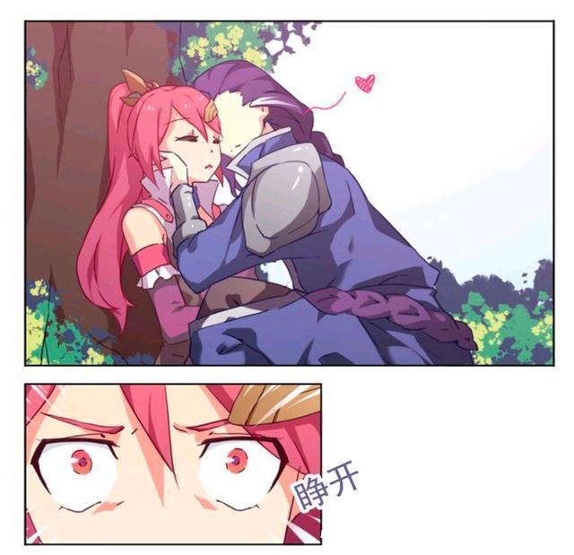 王者|王者荣耀漫画:兰陵王看着熟睡的花木兰;有了一个大胆的想法!