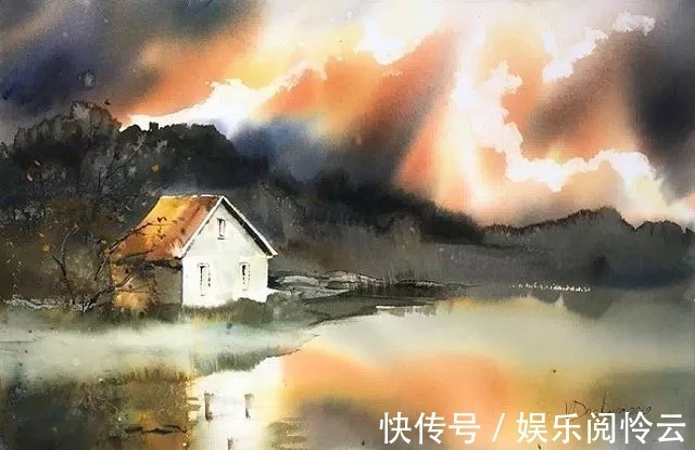 屏保$充满仙气的水彩画,每一张都可以用来做屏保!