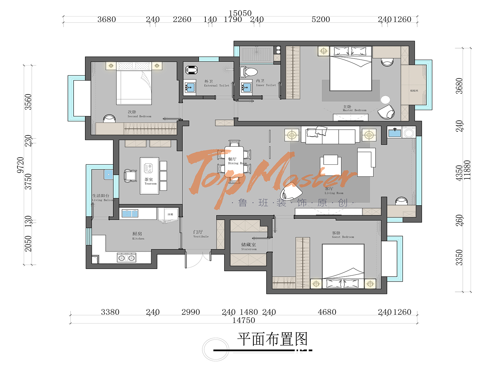 星浦|渔园星浦160㎡新中式,浓厚的文化韵味