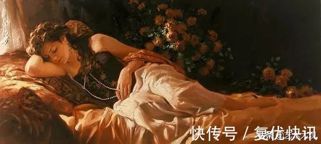 绘画@西式风格淑女绘画——当代画家Richard S. Johnson人物油画欣赏