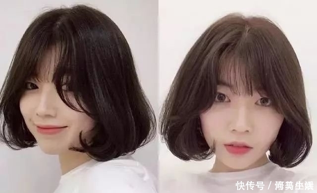 圆脸|圆脸、方脸、大脸如何才能显脸小?选这几款短发就行!