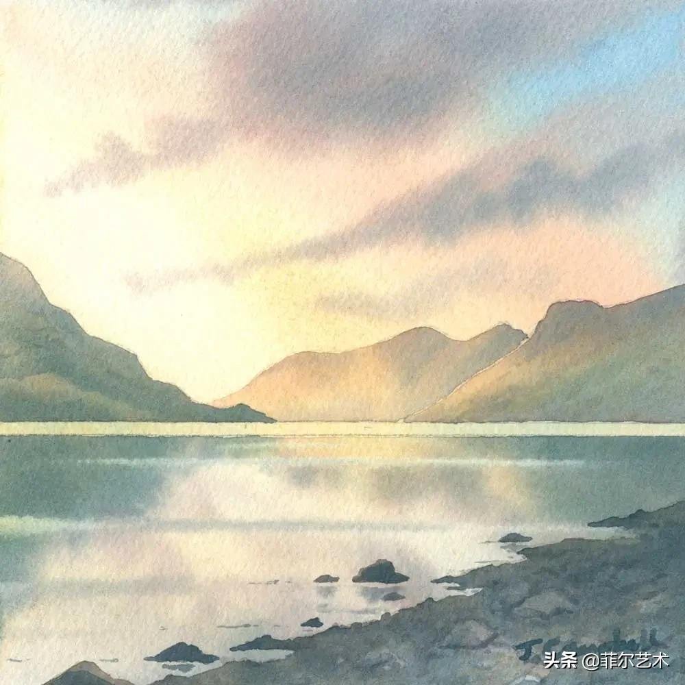 c画家约翰·坎贝尔 John Campbell水彩作品欣赏