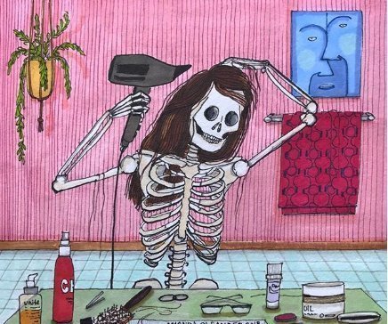 插画$14张关于女生的插画,每个女生都能在画中看到自己,极其真实