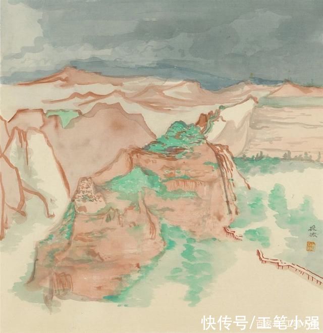 山水&匠心独运，冷暖自知。何微水墨山水欣赏