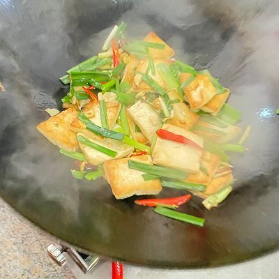 香葱煎豆腐