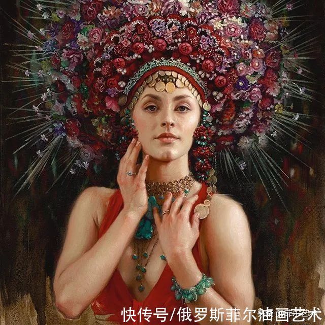 曼努克&自然野性!亚美尼亚女艺术家曼努克的唯美油画作品欣赏
