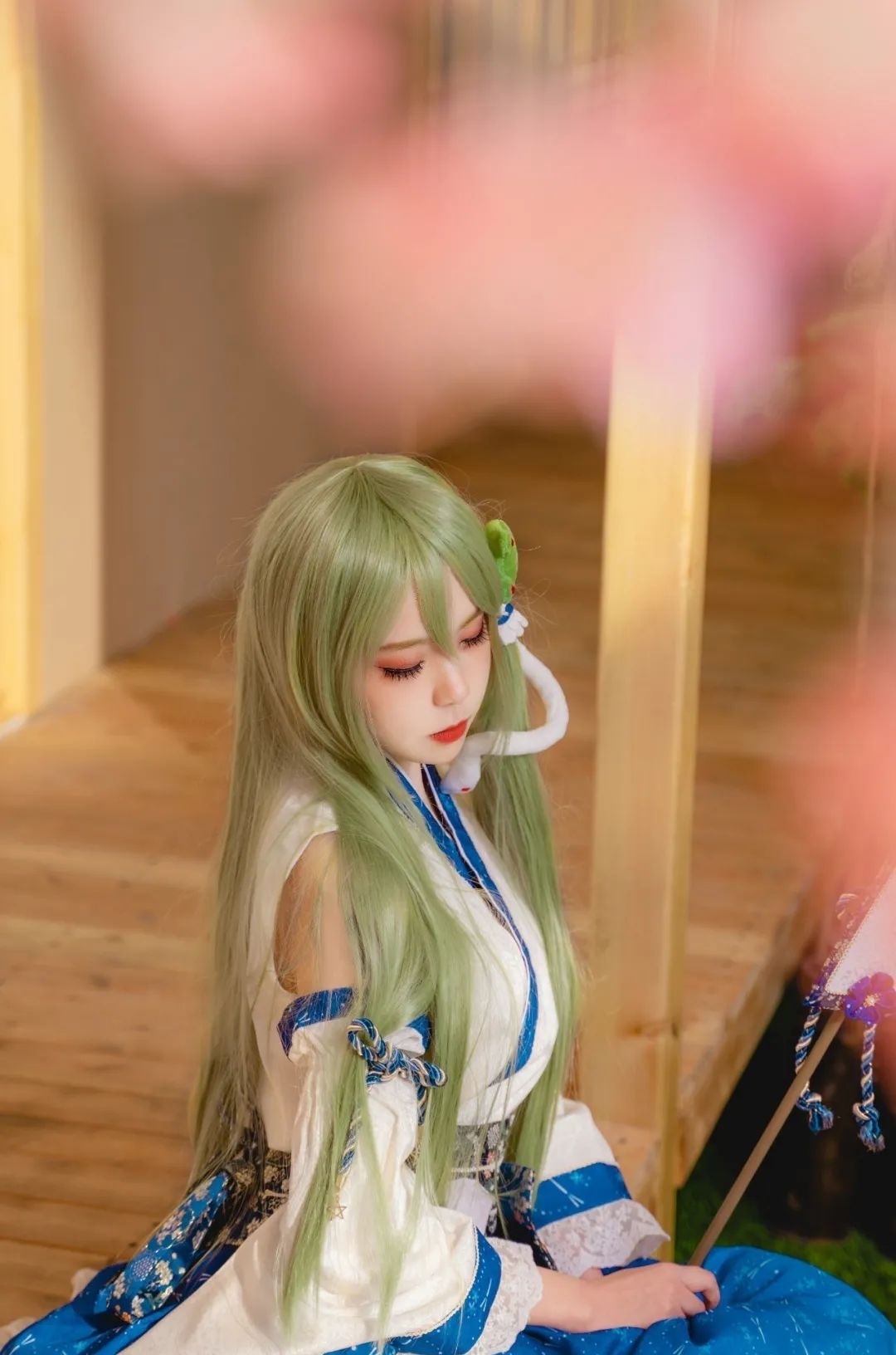 东方project|cos:东方project东风谷早苗cos正片@貓三都