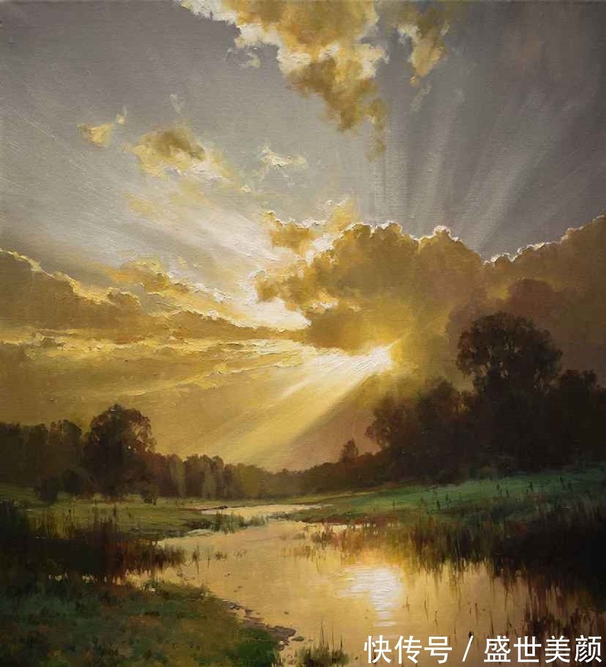 大师$瑰丽的色彩和跳动的光线——俄罗斯大师博日科夫绝美的风景画作