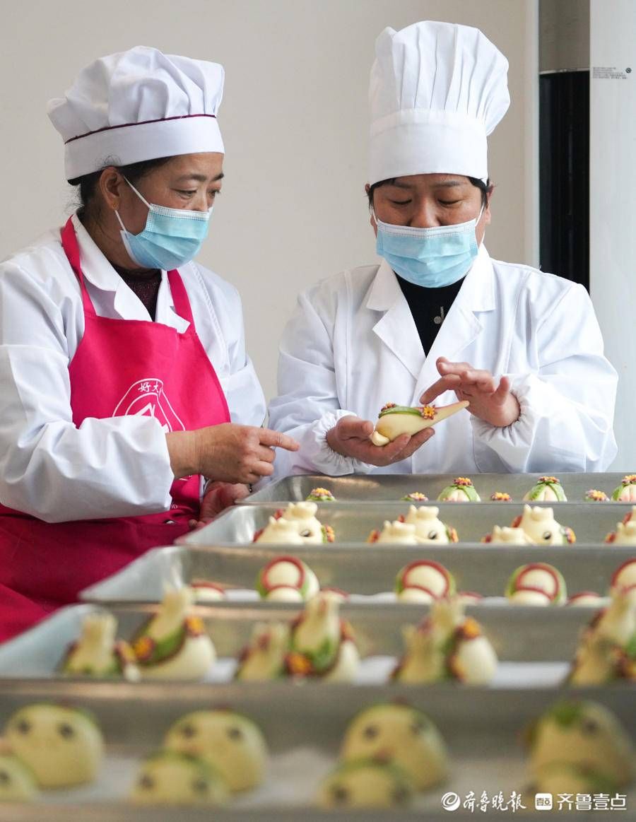 李艳|邹平：蒸花馍迎新春，粗粮豆包馍成了香饽饽
