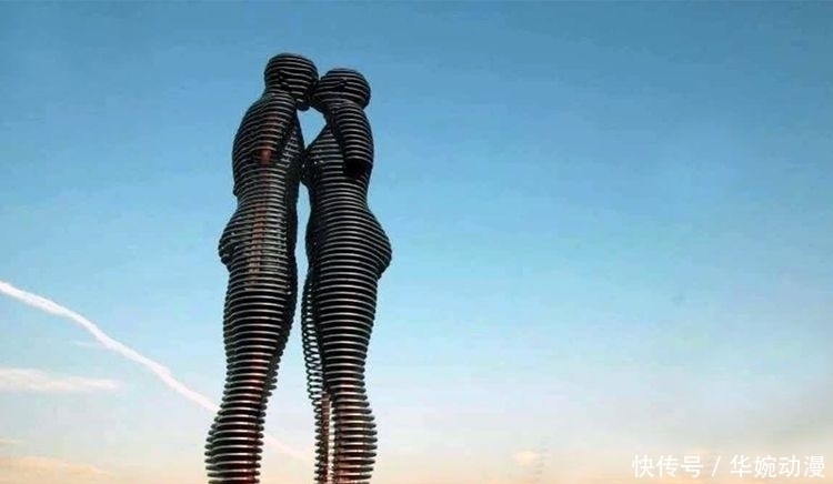 全过程|世界上最虐心的8米不锈钢雕塑,用10分钟演绎了爱情的全过程