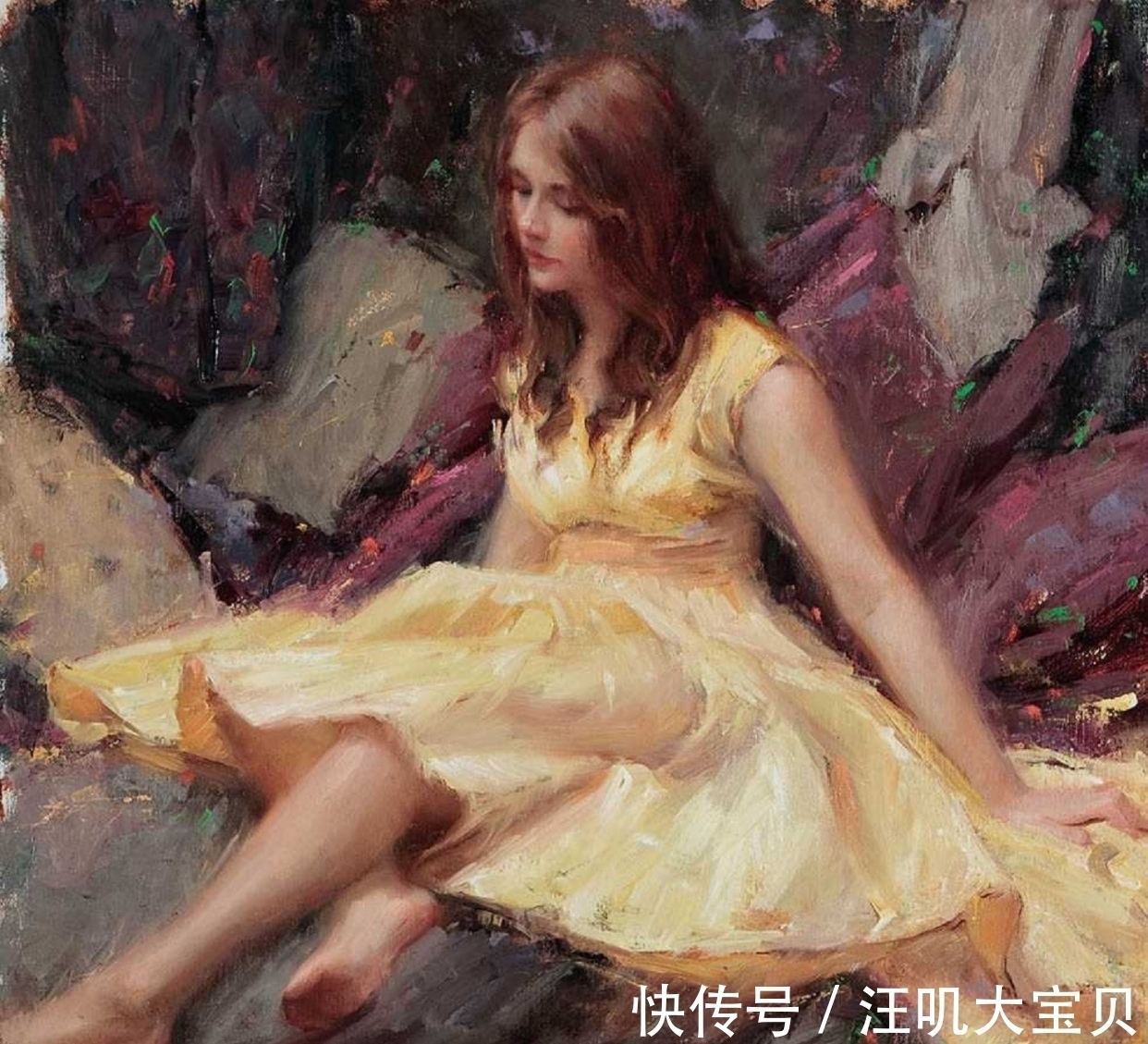 绘画#艺术真正的对象是人体——解读和探寻永恒女性美的画家布莱斯