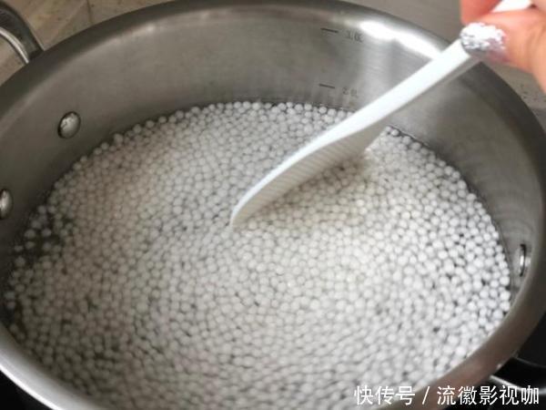 将西米|煮西米露时,多加这一步,8分钟就煮熟,无白芯,清甜爽口又弹牙