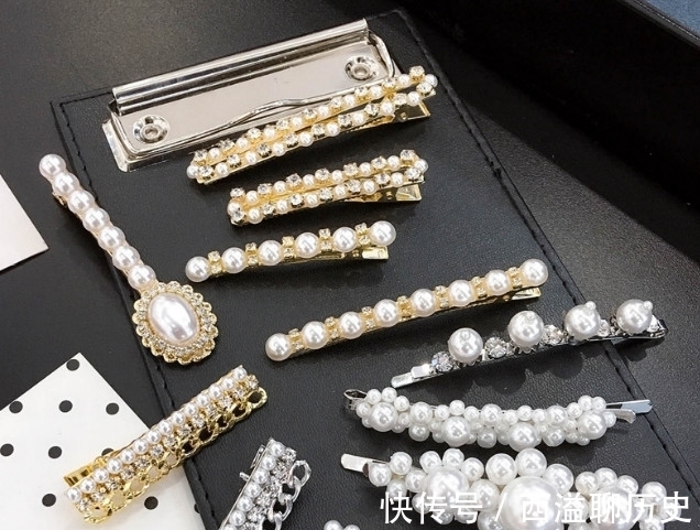 00后|珍珠发夹过时,液体发卡烂大街,最近火了ins少女发饰,忒美!