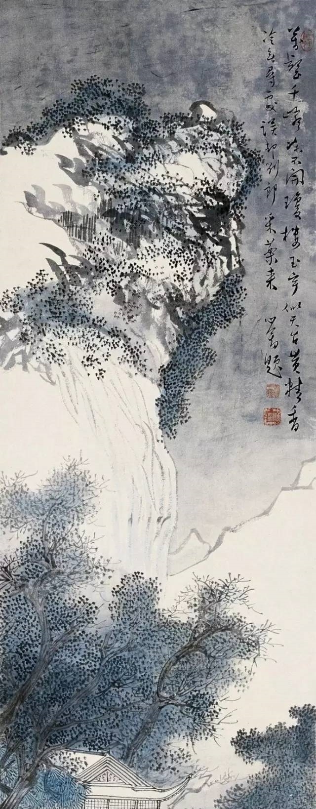 冬日来临,赏溥儒雪景山水