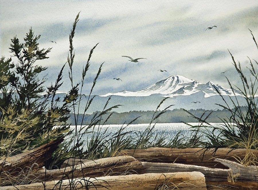 水彩画@风景水彩│ 美国画家James Williamson水彩画海景 作品