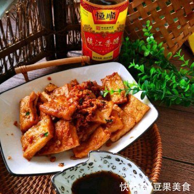 陈醋|香醋蘸蒜末油豆腐#夏日开胃餐#