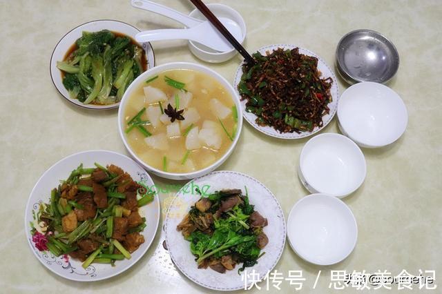 回婆家4天，每餐不一样，发个朋友圈，闺蜜：怪不得放假也不长肉