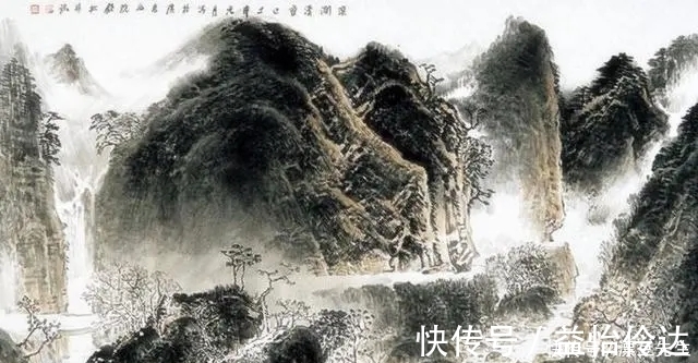 许钦松|许钦松,当代岭南画派中的大手笔!观他的山水画,画面气势如虹!