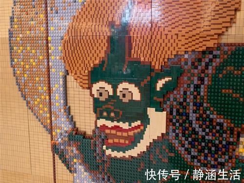 三井&日本乐高大神用5万零件还原名画,打造浮世绘3D立体版