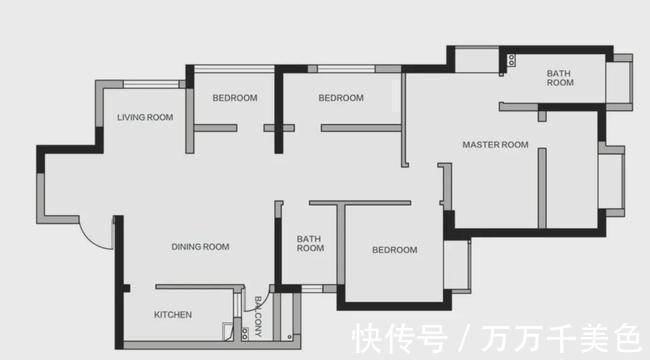 墙体|新房装修，她直接拆掉12面墙体，虽不豪华，但足够舒适