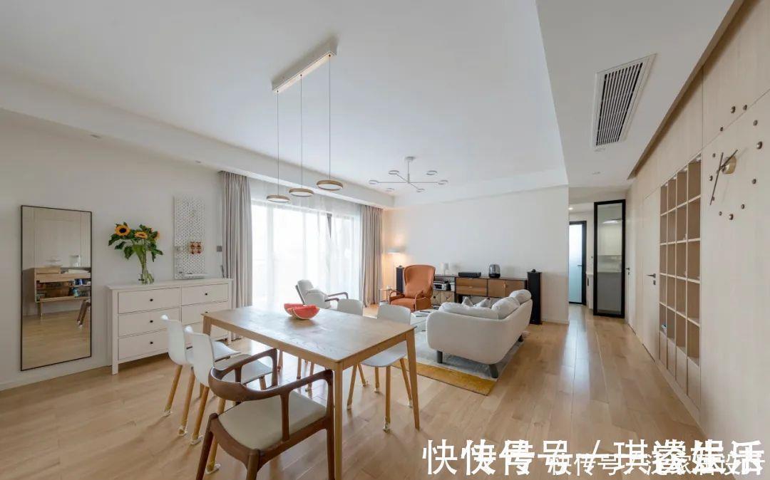 舒适|120㎡现代日式风,简约舒适的装修效果,一点也不输给豪宅!