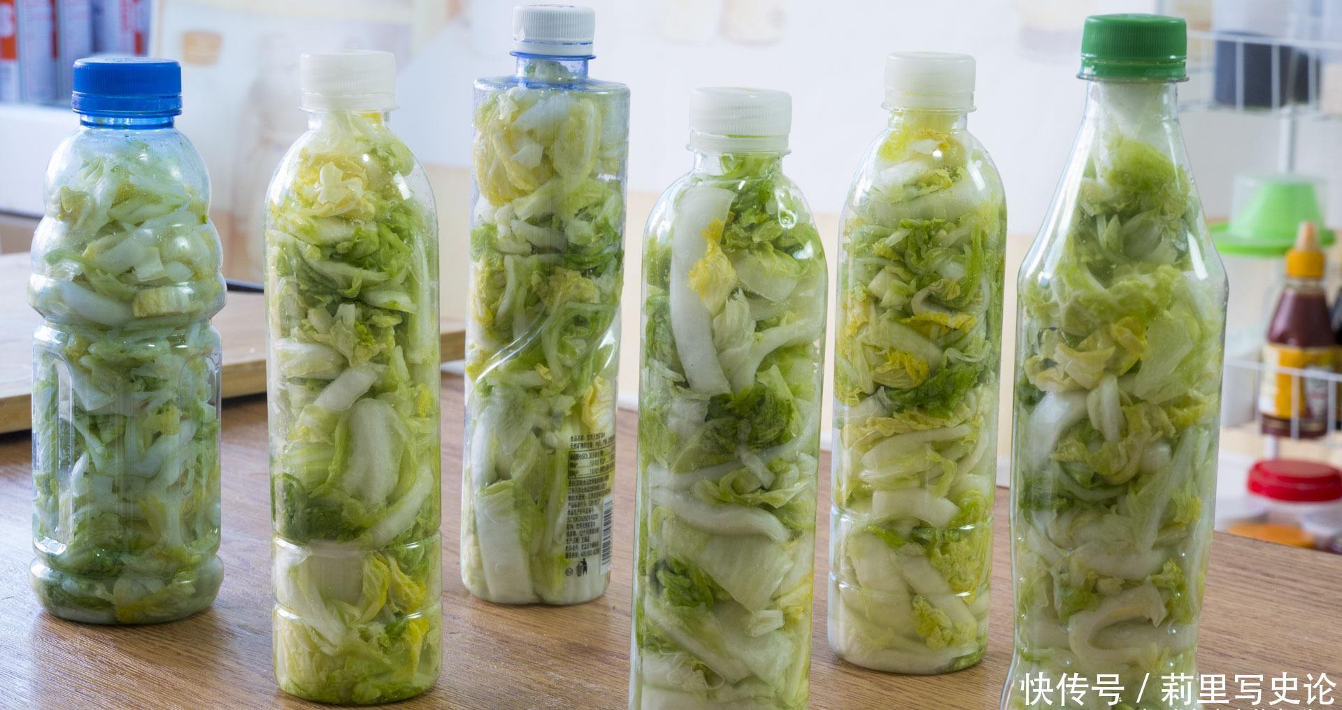 水瓶腌白菜,这才是全网最简单的方法,酸的正宗,保存时间长