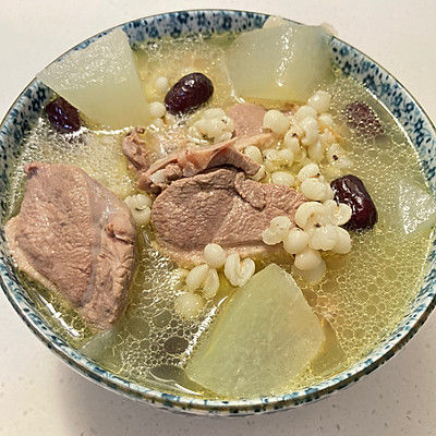 有了养生 冬瓜薏仁煲鸭汤,爱心早餐省时做