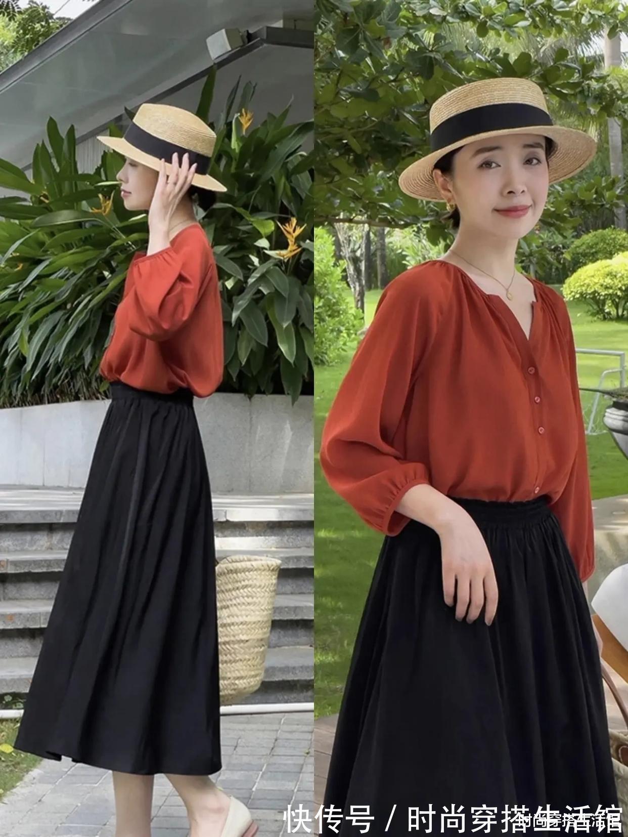 小技巧|夏季穿衣不用愁,掌握这4个穿搭技巧,减龄有气质,适合40岁女人