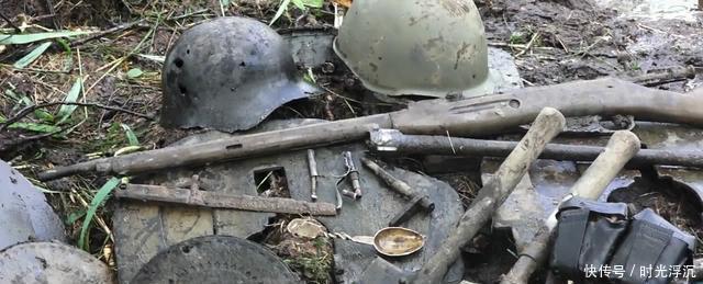 发现|有狙击步枪和子弹,俄罗斯一沼泽地中发现大量二战遗留物!