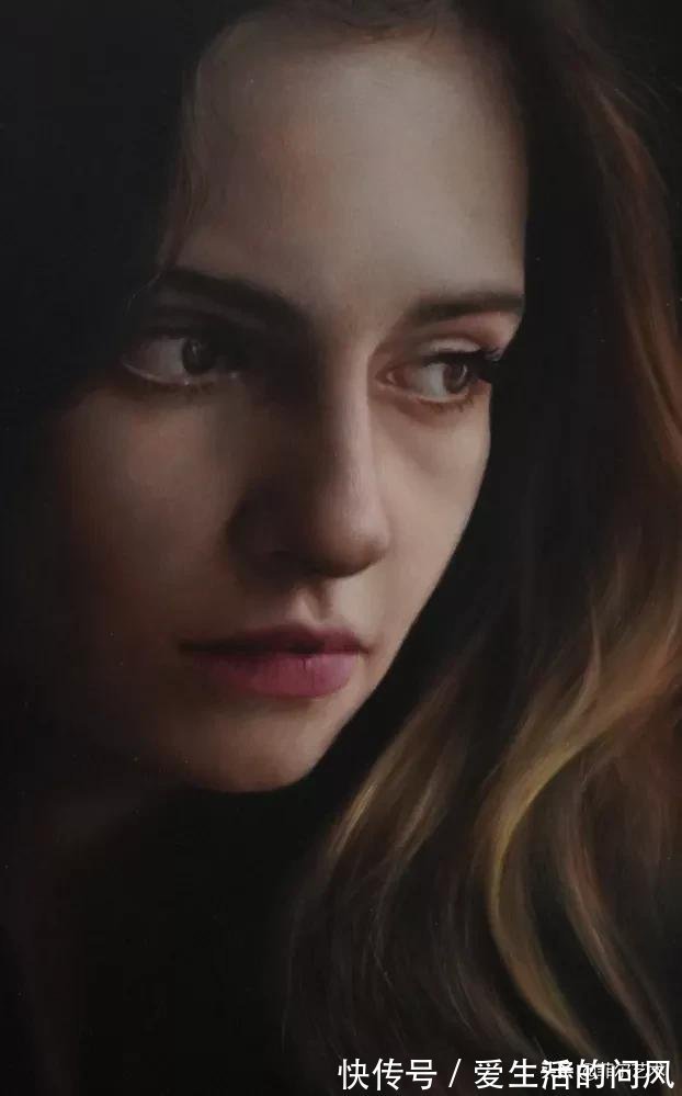 安妮·@法国画家安妮·罗达超高清、超写实人物油画作品欣赏