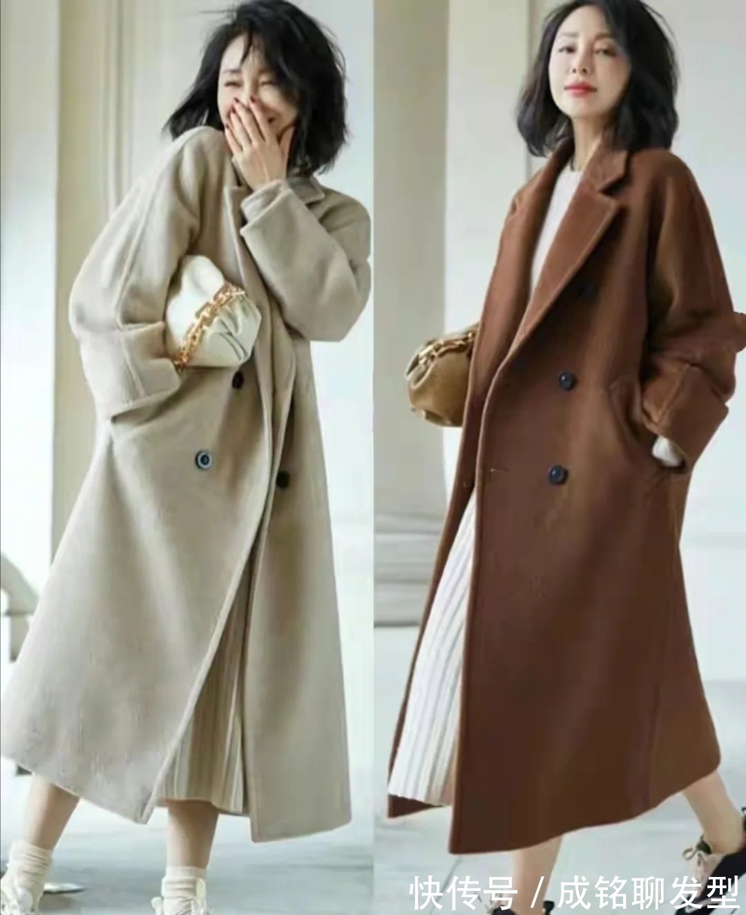 减龄|四五十岁的女人怎么穿时髦减龄?看看这16组穿搭,大气保暖又高级