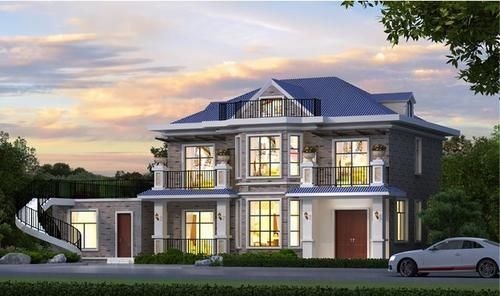 偏房|当别墅设计遇到与父母分开住,这种主屋结合偏房建房方式,真前卫