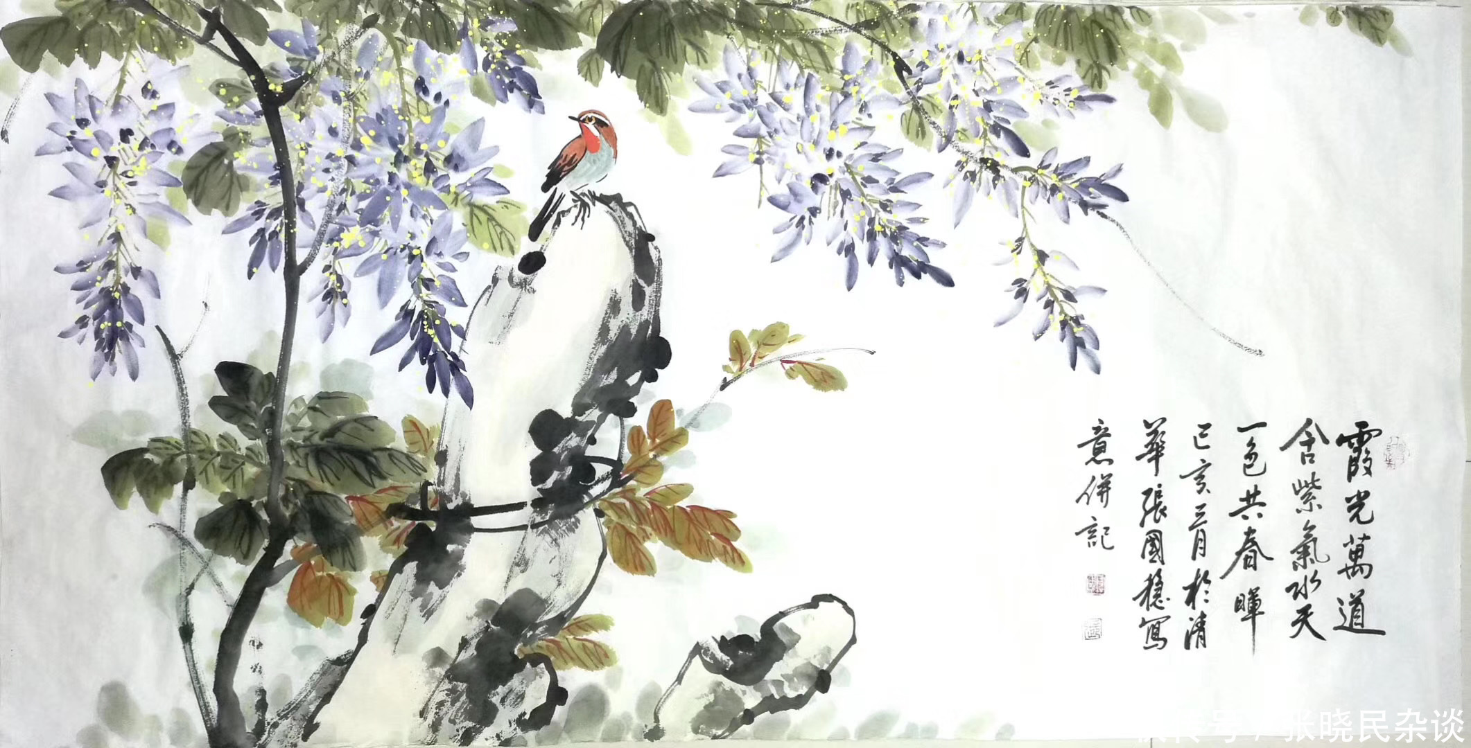  张国|张国稳 写意花鸟画3