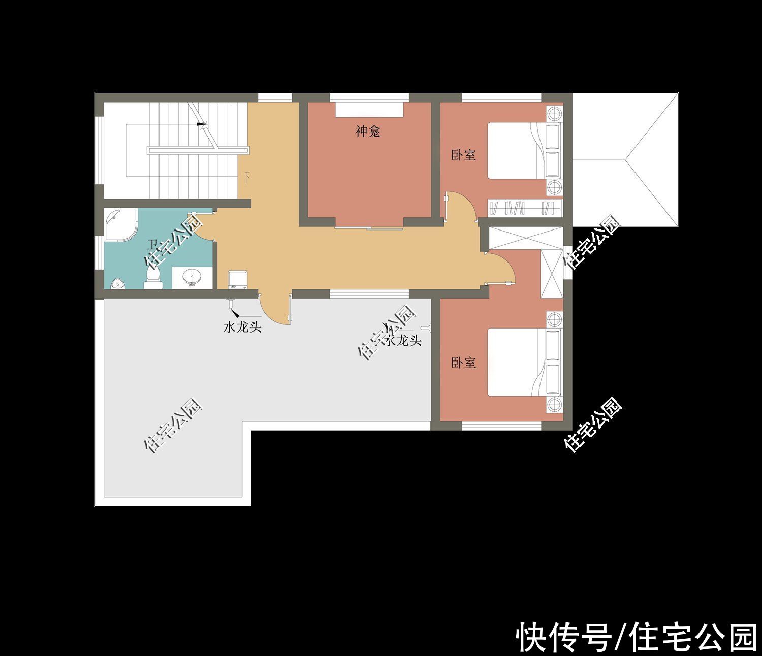 占地面积|10套柴火灶户型推荐，实用性不输城里小区房，尤其是第6套太美了