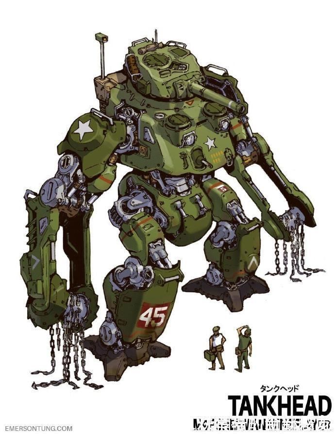 机甲|模玩控:不同国家的机甲设计,人形坦克、螃蟹、鸡机甲大家喜欢哪个?